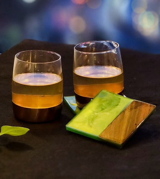 Halloween Green Coasters