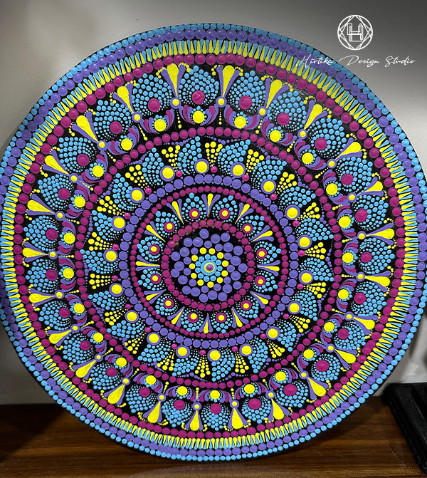 Colourful Mandala Wall Piece