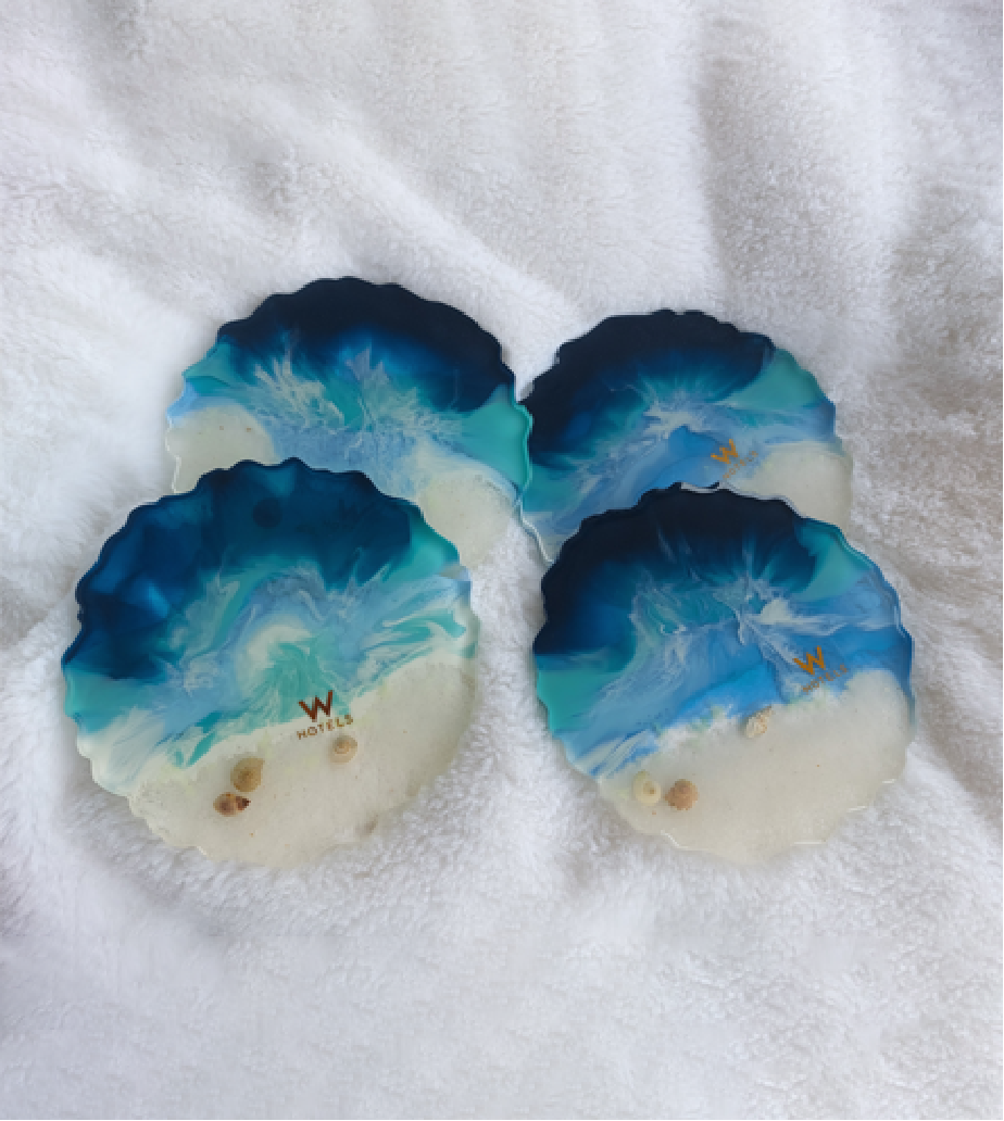 Ocean Blue coasters